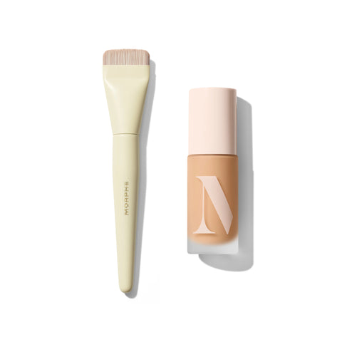 Buttery Blends M109 Spatula Foundation Brush + Lightform Extended Hydration Foundation